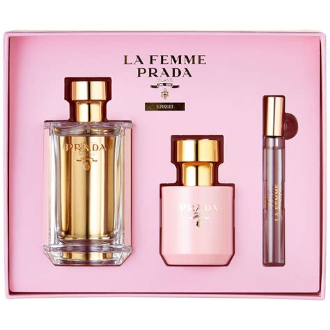 prada la femme 50ml eau de parfum fragrance gift set|Prada la femme reviews.